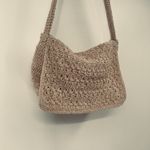 Kathy Ireland VTG Y2K Woven Crochet Shoulder Bag Purse Cottage Country Festival Boho Hippie Photo 2
