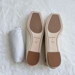 Reformation NWT Mikayla Ballet Flats size 6 ivory cream leather Photo 5