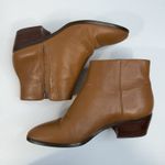 J.Crew Sz 9.5 Reagan Leather Ankle Boots Brown Leather Booties Women’s G7871 Photo 3