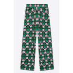 NWT Suncoo Jasper Pants β Vert Viscose Knit Jacquard, Size T1 (US S) Green Photo 1