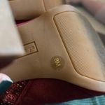 Copper Key Red sparkling, bow bootie Photo 6