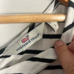 Vineyard Vines  Black and White Striped Sleeveless Romper size large Photo 3
