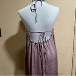 KAUFMANFRANCO Violet Purple Flowy Halter Maxi Dress SMALL Photo 9
