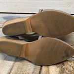 Eileen Fisher  Poet Crisscross Pump Metallic Silver Block Heel Shoes Size 9 Photo 4