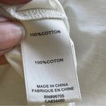 Rebecca Taylor  | White Mixed Media Peplum Top Sz M Photo 7