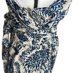 Cupshe  Damask Print Bianca Ornate Sleeveless Cut Out Mini Dress Size XL Resort Photo 4