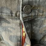 Etienne Marcel Zippered Camouflage Jeans $228 29 Green Photo 3