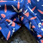 IAB MFG Blue Floral Blue No Ride Up Biker Shorts Size Large GUC #7807 Photo 2