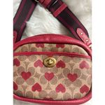 Coach  Camera Bag Signature Canvas Heart Print Crossbody C8390 Photo 1