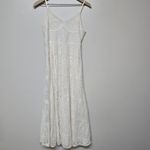 ZARA NWT WOMEN‎  LACE MIDI DRESS BLOGGERS FAV IVORY LARGE BEACH WEDDING BOHO Photo 1