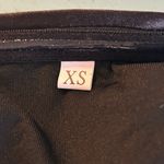 Black Sequin Bandeau Crop Top Size XS Photo 8