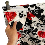 Grace Karin New  cotton white red black floral peplum pencil skirt pin up Holiday Photo 2