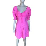 Gianni Bini  Pink Short Sleeve A Line Dress Photo 1
