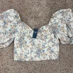 Abercrombie & Fitch Floral Puff Sleeve Top Photo 0
