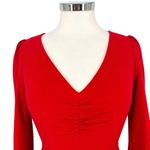 FRNCH Aldina A-Line V-Neck Mini Dress Red Size XS NWT Photo 2