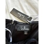 Lulus NWT  Won a Heart Strapless Wide Leg Jumpsuit  Size S in Black Photo 7