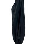 Arden B Off The Shoulder Long Sleeve Tie Ruffle Lace Black Top Photo 5