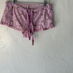 Victoria's Secret  Pink Shorts Y2k Small Pink Green Heart‎ Print Sleep Lounge Photo 2