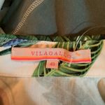 NWOT Vilagallo Cassie Cotton Tropical Print Dress White Size 8 Photo 9