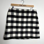 Loft Wool Plaid Checkered Pencil Skirt Photo 2