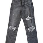 BDG Jeans Womens 26 Washed Black Slim Straight Distressed Cotton Denim Dark Wash Photo 0