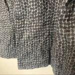 Eileen Fisher Black Textured Crop Blazer size PS Photo 4