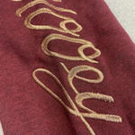 Hooey Veracruz Maroon with Aztec Pocket Hoodie Women's Size M Medium Western Red Photo 15