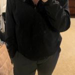 Nike | fleece quarter zip | black sweatshirt | large quarter zip Photo 4