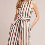 Anthropologie Adelyn Rae from Anthro striped pantsuit Photo 0