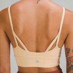 Lululemon  Nulu Front-Gather Yoga Bra Light Support B/C Cup Prosecco Beige Size 8 Photo 1