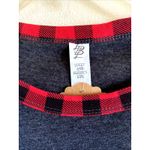 Boutique Country Christmas Truck Barn Holiday Graphic Raglan Tshirt Medium NEW Gray Photo 2