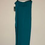 Wild Fable  Women's Dark Teal Strapless Knit Midi Bodycon Dress - Large - NWT Photo 8