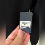 Rachel Roy Black Long Sleeve Open Back Knit Ribbed Long Sleeve Sheath Dress S Photo 2