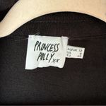 Princess Polly  Black Party Time Wrap Mini Dress 6 Photo 5