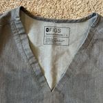 FIGS  Technical Collection Scrub Top Large Used Good Condition Black Sleeveless Photo 1