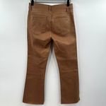 frame denim FRAME Le Crop Mini Bootcut Coated Stagger Hem Jeans in Latte, Size 27 Photo 7