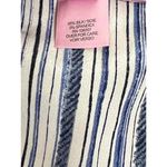 Calypso St. Barth 𝅺 Silk Jumper Blue White Striped Tie Belt Size XS‎ Photo 6
