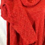 Cato burnt orange rust patterned cowl neck sweater size 22/24 Photo 3