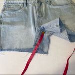 BLANK NYC Raw Hem The Fulton Denim Roll Up Shorts in Blue Steel size 28 🆕 Photo 5