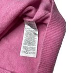 VERO MODA  Bubble Short Sleeve Sweater Shirt Pink V Neck Stretch Photo 2