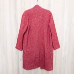 IRO Womens Irina Trench Coat Size 36 US 4 Red Wool Alpaca Longline Chic Parisian Photo 9