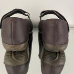 Naot Brown Croc Leather Luga Mary Jane Slip On Flats Photo 3