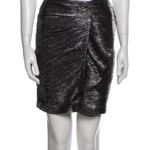 Maje  Metallic skirt with ruffle detail Photo 0