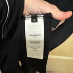 Balmain Authentic New With Tags  Flocked Logo Cropped Hoodie Photo 7