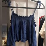 Zaful Blue Tie Tank Photo 0