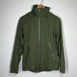 Lululemon  Here To Move Jacket Size 4 Pesto Green Hooded Lightweight Photo 0
