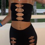 White Fox Boutique Black Matching Set Photo 0