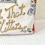 Brighton Large Canvas All That Glitters Holiday Love Tote Bag Ornate Jewels Photo 4