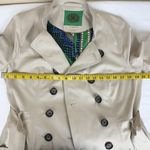 Anthropologie Idra by  Women’s Minimalist Belted Trench Coat Beige Women’s Size 6 Photo 8