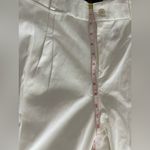 Polo by Ralph Lauren Women's White Cotton Trouser Pants Size 4 Photo 11
